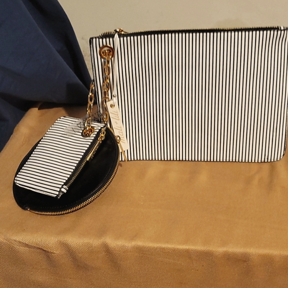 Clutch with pouches